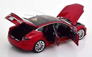TESLA MODEL S P100D 2016 REDMETALLIC — фото 4