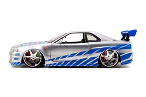 NISSAN SKYLINE GT-R GREY 2002 FAST & FURIOUS — фото 5