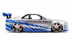 NISSAN SKYLINE GT-R GREY 2002 FAST & FURIOUS — фото 6