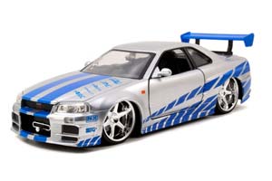 NISSAN SKYLINE GT-R GREY 2002 FAST & FURIOUS