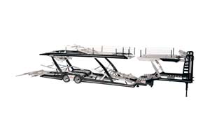 TRAILER LOHR TRAILER CAR TRANSPORTER FOR MERCEDES-BENZ ACTROS SILVER| ТРЕЕЙЛЕР АВТОВОЗ ДЛЯ МЕРСЕДЕС СЕРЕБРЯНЫЙ — фото 2