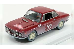 LANCIA FULVIA COUPE 1200HF N59 RALLY MONTECARLO (1966) CELLA - LOMBARDI, RED