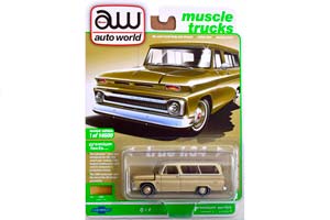 CHEVROLET SUBURBAN (1966), LIGHT GOLD (ДЛИНА МОДЕЛИ 6-10 СМ)