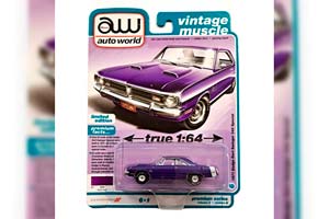 DODGE DART SWINGER 340 SPECIAL (1971), PLUM CRAZY (ФИОЛЕТОВЫЙ) (ДЛИНА МОДЕЛИ 6-10 СМ)