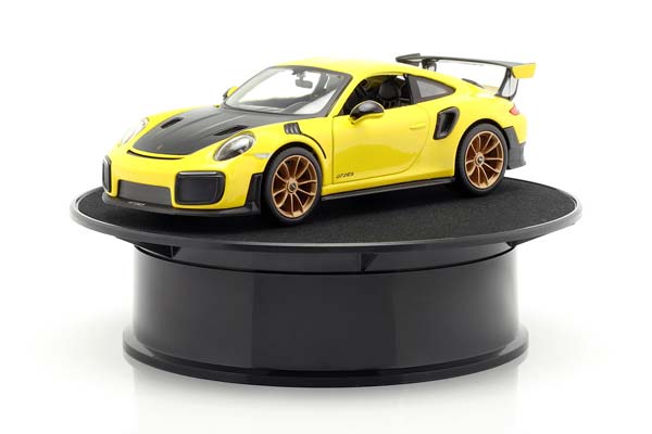 TURNTABLE DIAMETER CA. 20 CM FOR MODEL CARS IN SCALE BLACK / ПОВОРОТНАЯ ВИТРИНА 20 ДЛЯ МОДЕЛЕЙ ЧЕРНЫЙ