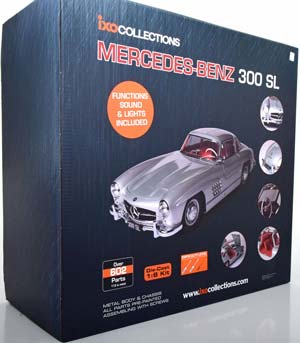 MERCEDES 300 SL GULLWING KIT WITH 602 PARTS 1954 SILVER