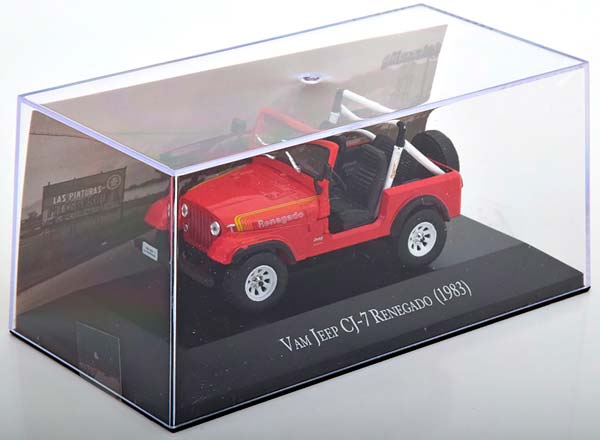 JEEP CJ-7 RENEGADO 1983 LIGHT RED / ДЖИП CJ-7 РЕНЕГАДО СВЕТЛЫЙ КРАСНЫЙ — фото 3