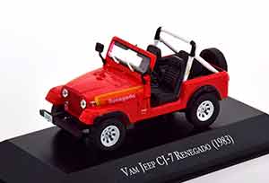 JEEP CJ-7 RENEGADO 1983 LIGHTRED