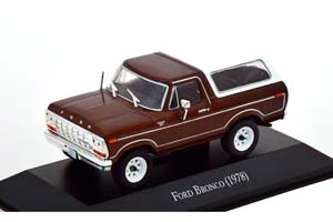 FORD BRONCO 1978 BROWN METALLIC/WHITE