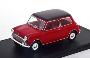 MINI COOPER S 1965 DARKRED BLACK