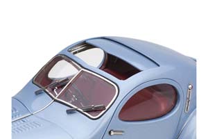 TALBOT-LAGO T150-SS 1937-39 СИНИЙ CONCOURS DELEGANCE ДИОРАМА С ФИГУРОЙ И ВИТРИНОЙ — фото 12