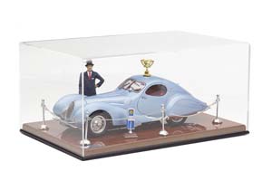 TALBOT-LAGO T150-SS 1937-39 СИНИЙ CONCOURS DELEGANCE ДИОРАМА С ФИГУРОЙ И ВИТРИНОЙ — фото 19