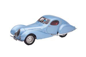 TALBOT-LAGO T150-SS 1937-39 СИНИЙ CONCOURS DELEGANCE ДИОРАМА С ФИГУРОЙ И ВИТРИНОЙ — фото 1