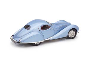TALBOT-LAGO T150-SS 1937-39 СИНИЙ CONCOURS DELEGANCE ДИОРАМА С ФИГУРОЙ И ВИТРИНОЙ — фото 2