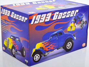 WILLYS GASSER HOT ROD 1933 BLUE YELLOW — фото 5