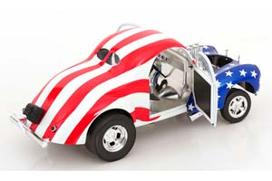 WILLYS GASSER CUSTOM PATRIOT 1940 WHITE BLUE RED — фото 4