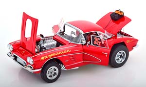 CHEVROLET CORVETTE GASSER 1961 RED METALLIC — фото 3