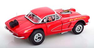 CHEVROLET CORVETTE GASSER 1961 RED METALLIC — фото 2