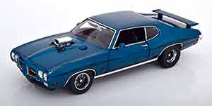 PONTIAC GTO JUDGE DRAG OULAWS 1970 BLUEMETALLIC