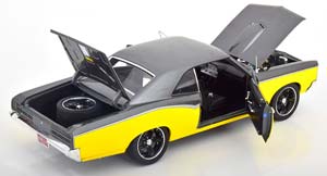 PONTIAC GTO RESTOMOD 1966 GREY METALLIC YELLOW — фото 3