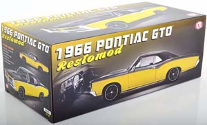 PONTIAC GTO RESTOMOD 1966 GREY METALLIC YELLOW — фото 5