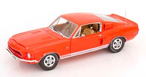 FORD SHELBY MUSTANG GT500 KR FASTBACK 1968 ORANGE LIMITED EDITION 996 PCS / ФОРД ШЕЛБИ МУСТАНГ GT500 КР ФАСТБЭК ОРАНЖЕВЫЙ ЛИМИТИРОВАННАЯ СЕРИЯ 996 ШТ