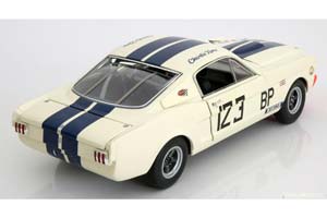 SHELBY GT350 NO 123 1965 WHITE BLUE — фото 2