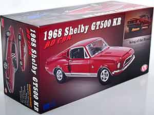 FORD SHELBY MUSTANG GT500 KR 1968 DARKRED WHITE — фото 5