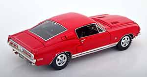 FORD SHELBY MUSTANG GT500 KR 1968 DARKRED WHITE — фото 2