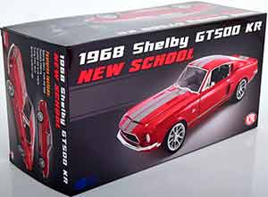 FORD SHELBY MUSTANG GT500 KR NEW SCHOOL 1968 RED GREY — фото 4