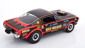 FORD MUSTANG A/FX BATCAR 1965 BLACK RED — фото 2
