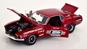FORD MUSTANG BOSS 429 GASKET DRAG OUTLAWS 1969 DARKRED-METALLIC — фото 3