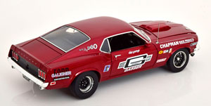 FORD MUSTANG BOSS 429 GASKET DRAG OUTLAWS 1969 DARKRED-METALLIC — фото 2