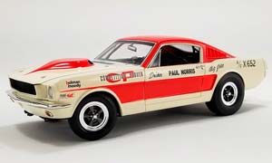 FORD MUSTANG A/FX COUPE №0 HOLMAN MOODY 1965 PAUL NORRIS, WHITE RED