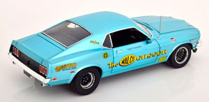 FORD MUSTANG BOSS 429 GASSER DRAG OUTLAWS 1969 LIGHTBLUE-METALLIC — фото 2