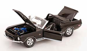 FORD SHELBY MUSTANG G.T.500 CONVERTIBLE 1968 BLACK — фото 3