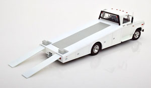 DODGE D-300 RAMP TRUCK 1970 WHITE — фото 2