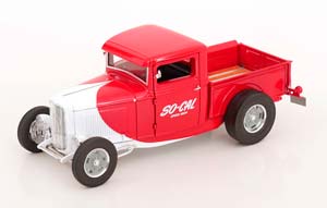 FORD HOT ROD PICK UP SO-CAL SPEED SHOP 1932 RED WHITE