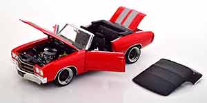 CHEVROLET CHEVELLE SS RESTOMOD CONVERTIBLE 1970 RED LIGHTGREY — фото 3