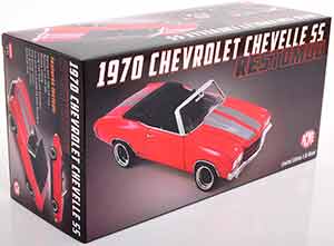 CHEVROLET CHEVELLE SS RESTOMOD CONVERTIBLE 1970 RED LIGHTGREY — фото 5