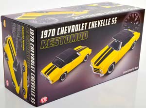 CHEVROLET CHEVELLE SS RESTOMOD CONVERTIBLE 1970 YELLOW BLACK — фото 4