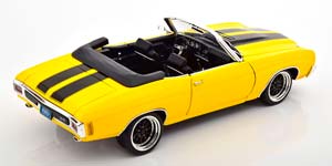 CHEVROLET CHEVELLE SS RESTOMOD CONVERTIBLE 1970 YELLOW BLACK — фото 2