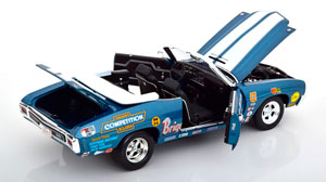 CHEVROLET CHEVELLE CABRIO BRIGGS DRAG CAR 1970 BLUEMETALLIC WHITE — фото 4