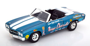 CHEVROLET CHEVELLE CABRIO BRIGGS DRAG CAR 1970 BLUEMETALLIC WHITE