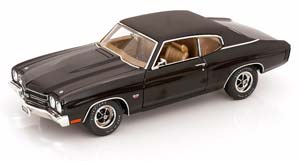 CHEVROLET CHEVELLE SS 454 1970 BLACK MATT-BLACK