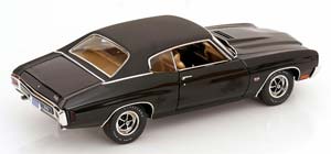 CHEVROLET CHEVELLE SS 454 1970 BLACK MATT-BLACK — фото 2