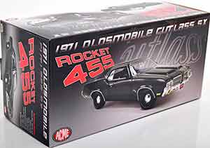 OLDSMOBILE CUTLASS SX ROCKET 455 1971 DARKGREEN-METALLIC BLACK — фото 4