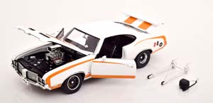 OLDSMOBILE 442 HURST DRAG OUTLAW 1972 WHITE GOLDEN — фото 4