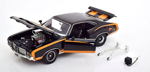 OLDSMOBILE 442 HURST DRAG OUTLAW 1972 BLACK GOLDEN — фото 3