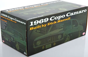 CHEVROLET COPO CAMARO DICK HARRELL 1969 DARKGREEN-METALLIC WHITE — фото 5